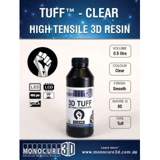 Original Monocure TUFF Tough 3D Printer Resin from Australia